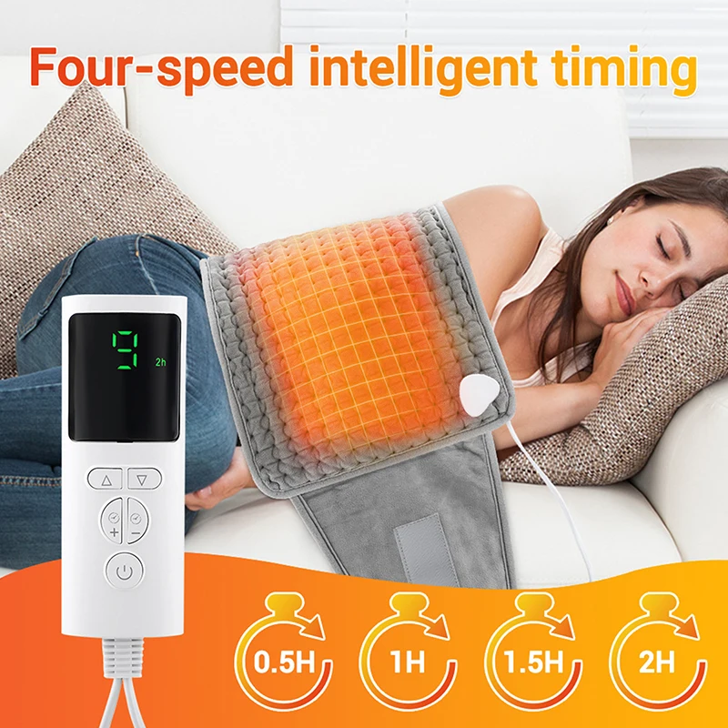 Back Heating Support Belt Electric Waist Brace With Adjustable Temperature Warm Back Belt Abdomen Warmer Lumbar Support Pad