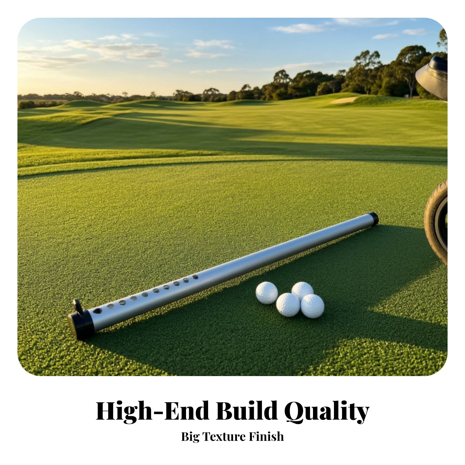 Golf Ball Pickup Tube Straight-Body Golf Ball Retriever Tube Aluminum Lightweight for Golfers, Driving Range view 5