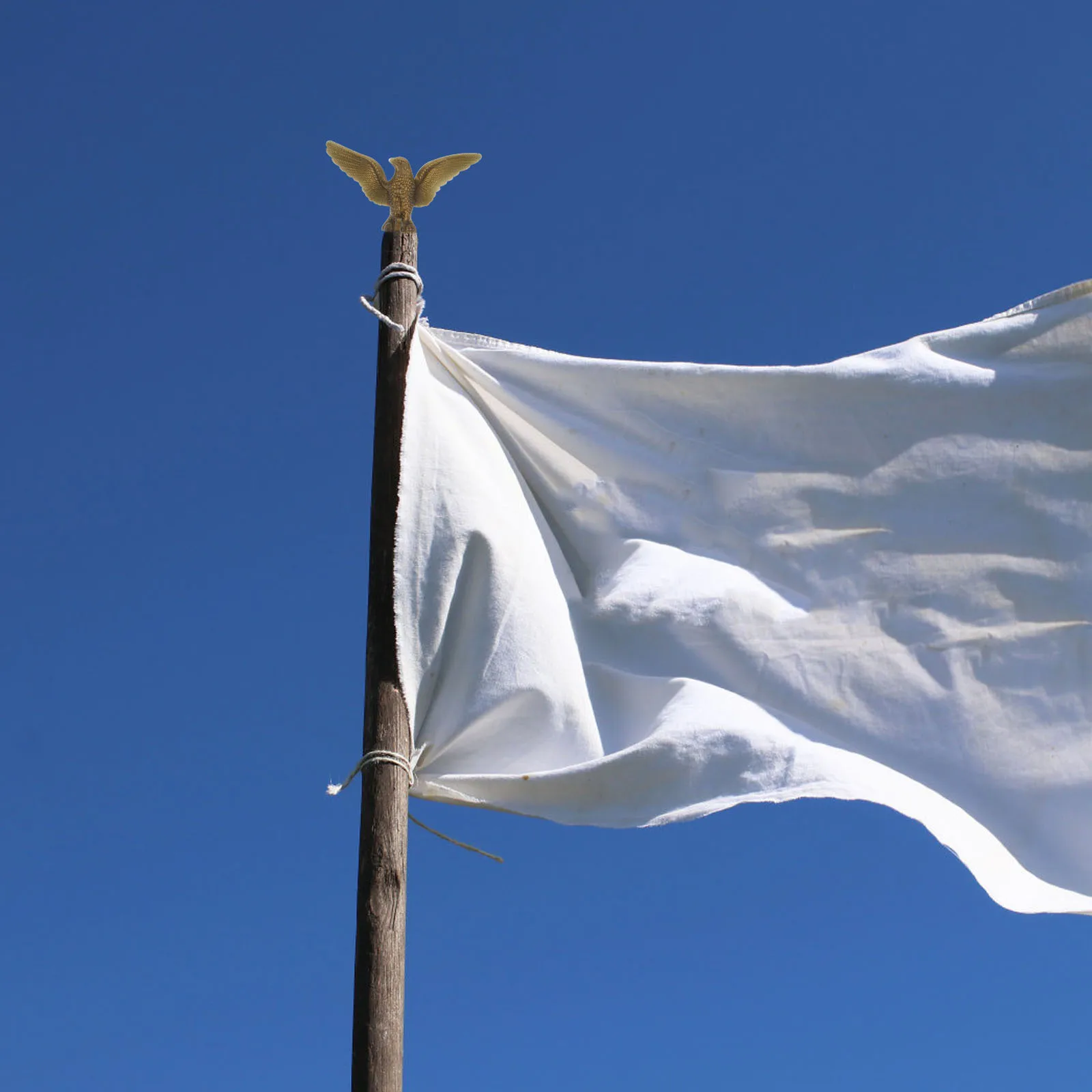 

4Pcs Flagpole Eagle Topper Heavy Duty Weather Resistant Finial Ornament for Garden Yard Outdoor Flag Pole Decoration Supplies