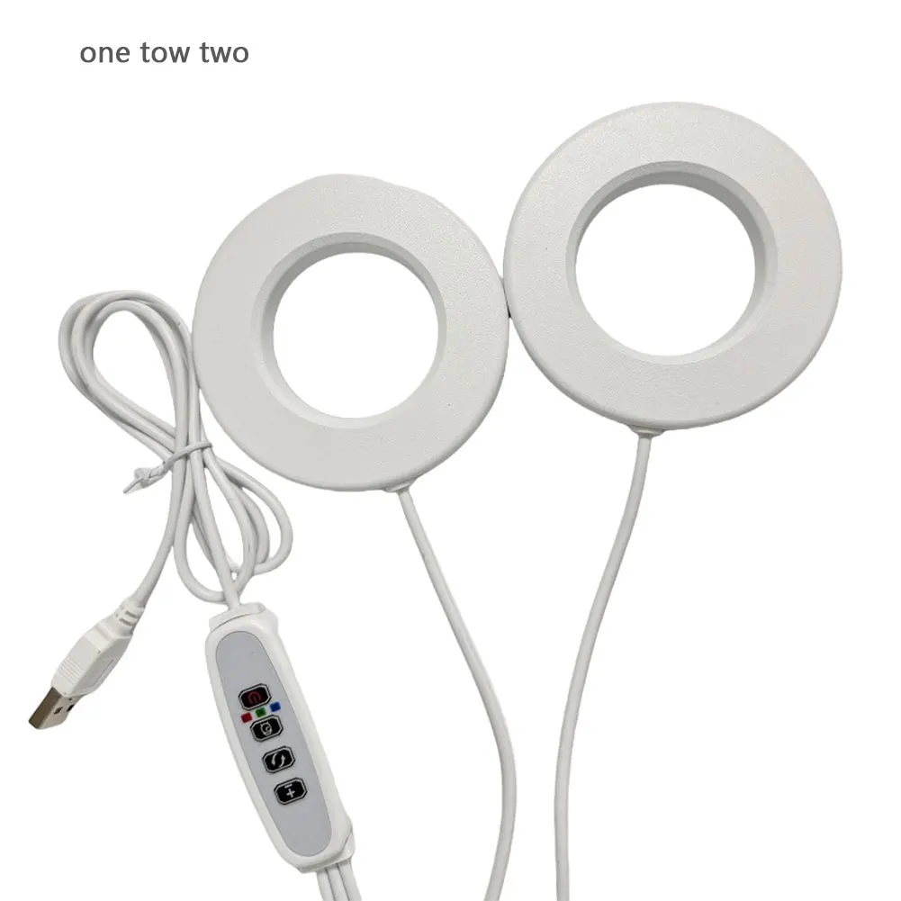 Luce per piante a LED a spettro completo 4 livelli dimmerabili Lampada per coltivazione di piante Lampada per piante sotto l'armadio regolabile in altezza per piante da interno