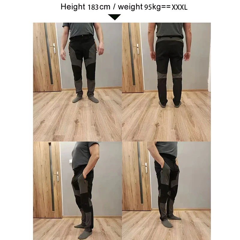 TRVLWEGO Men Summer Sports breathable Pants Hiking Trousers Camping Splash Prevention Quick Dry UV Resistant Elastic Thin image 3