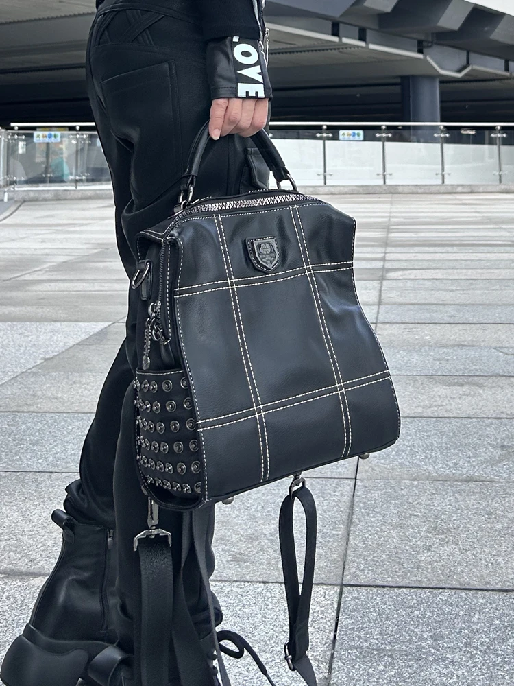 street-sle-punk-faion-pelle-bapa-borsa-a-tracolla-casual-colorata-da-donna-con-cerniera-in-tela-media-impermeabile