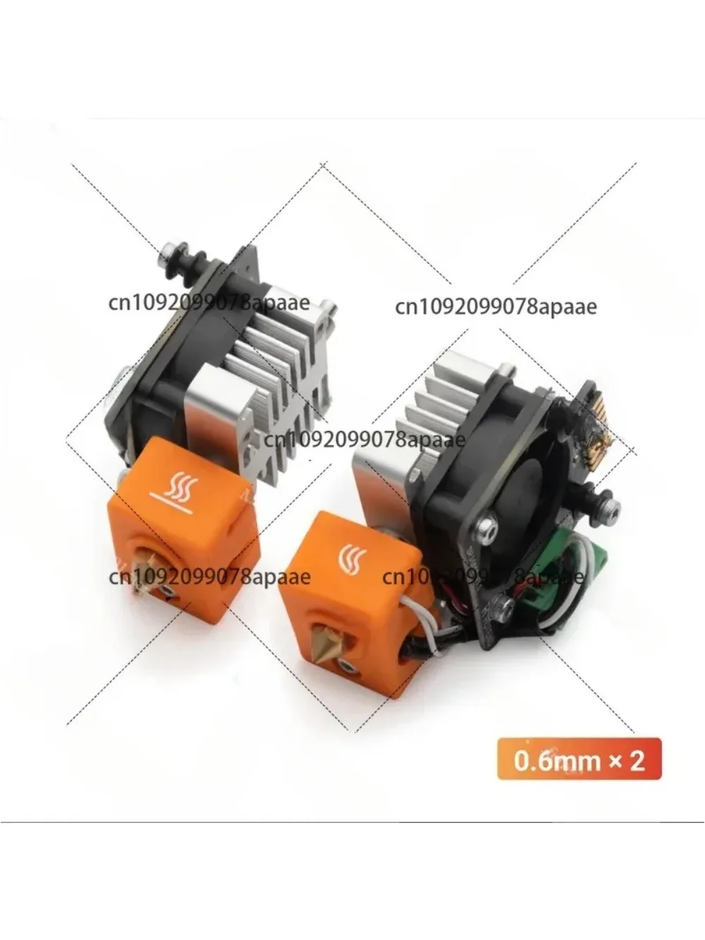 

Left Right Hotend Kit Nozzle Extruder Replacement Compatible for J1 J1S 3D Printer