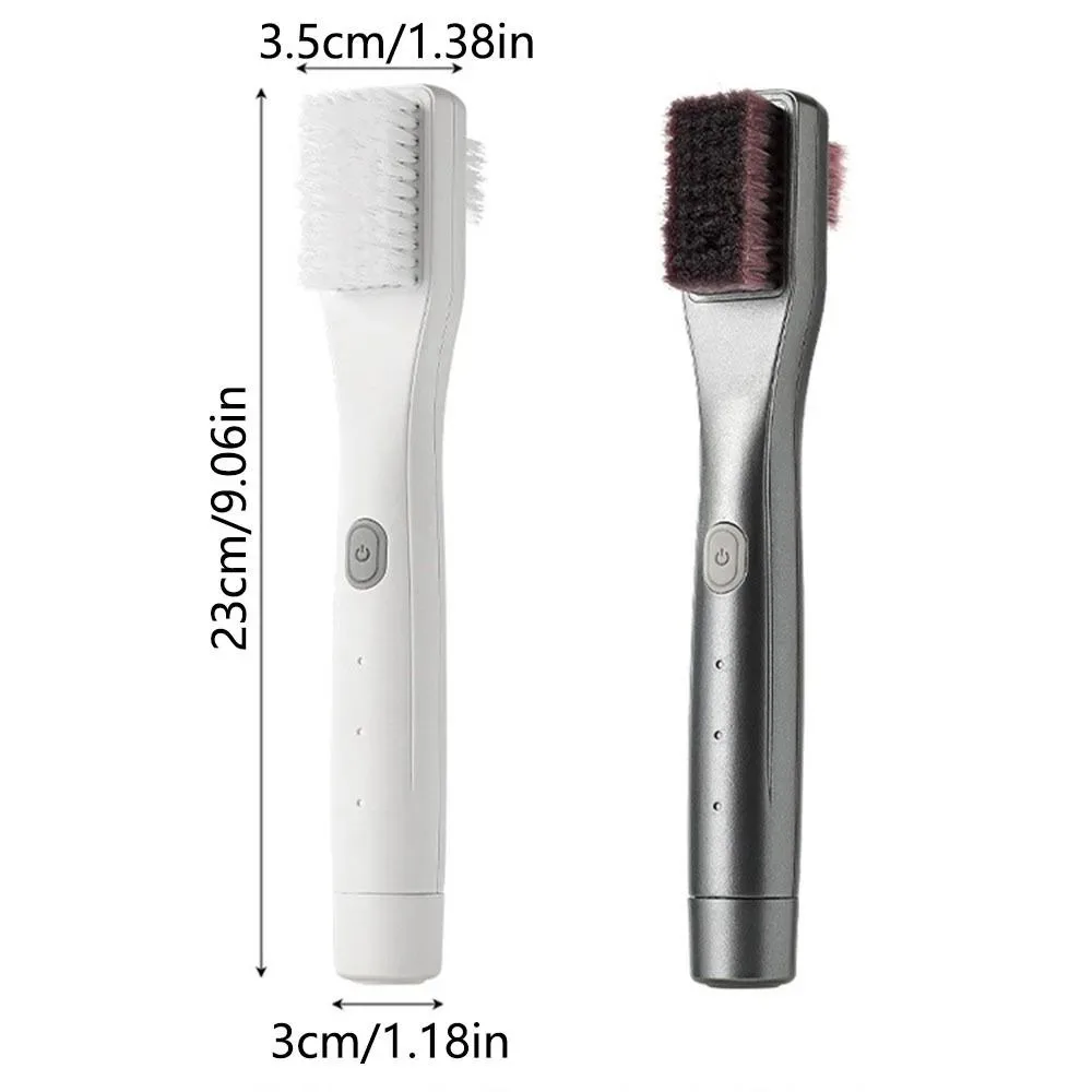 بالموجات فوق الصوتية الاهتزاز فرشاة تنظيف الأحذية الكهربائية شحن لاسلكي قوية المنزلية آلة تنظيف الأحذية الجلدية الاستخدام المنزلي