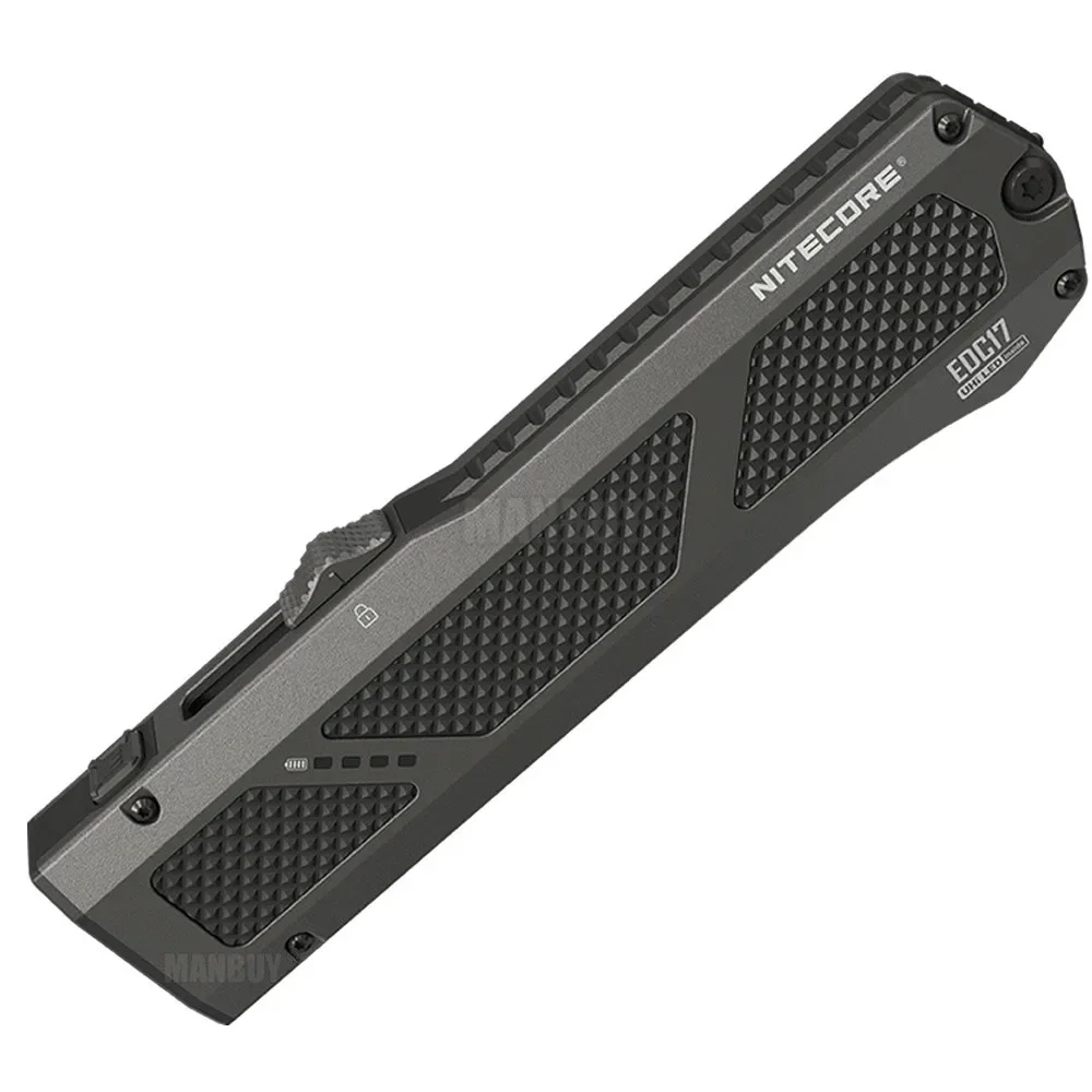 

Sale Nitecore EDC17 1500 Lumens White Light /UV Light / Green Laser 3 Light Sources build-in Battery Ultra Slim EDC Flashlight