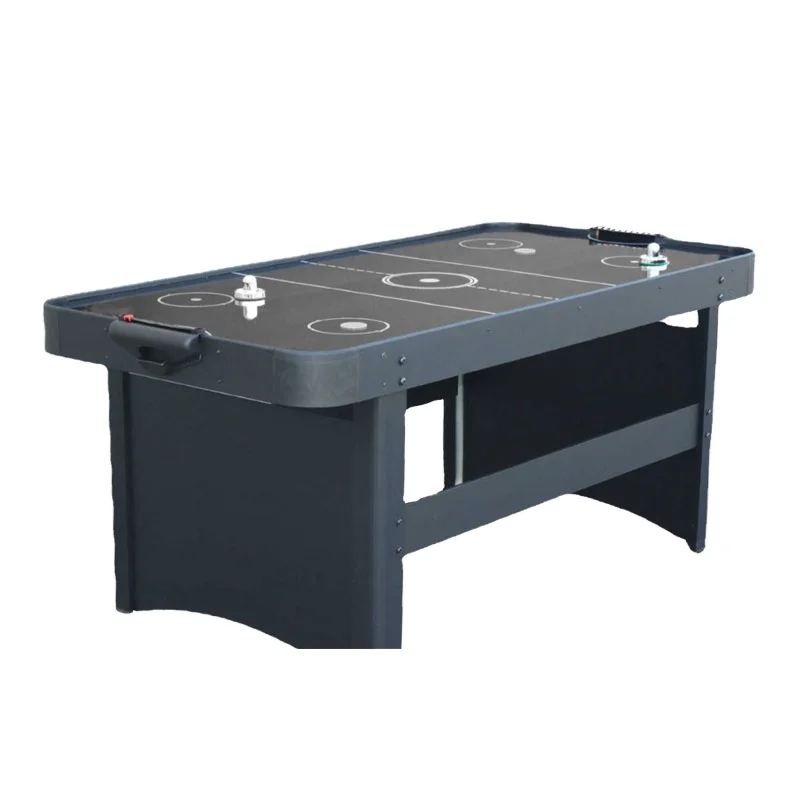 

High-Grade Black Indoor Table Air Hockey Club Football Table Factory Direct Supply Made of MDF