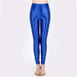 Mallas ajustadas de color caramelo para mujer, pantalones de neón de alta elasticidad, ropa para niña, novedad