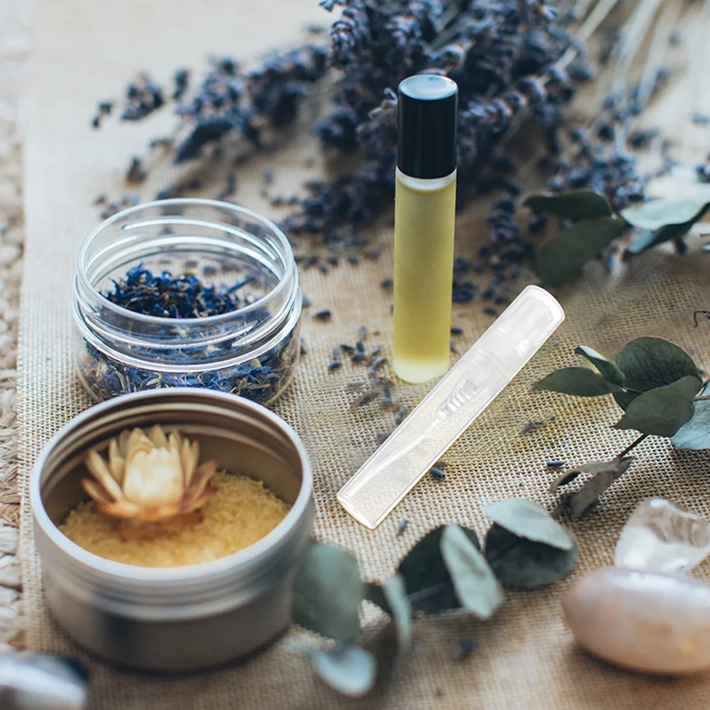 

20Pcs Travel Perfume Spray Bottles White PP Material Non-Slip Base Multipurpose Essential Oil Sub Bottles for Liquid