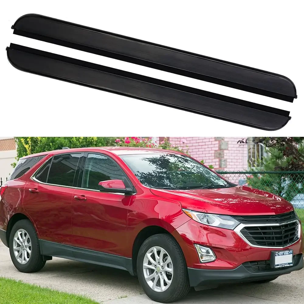 Aluminium Alloy 2PCS Side Steps Running Boards Nerf Bars Side Pedal Fits for Chevrolet Captiva 2018-2024