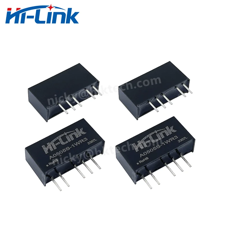 Free Ship Hi-Link A0505S-1WR3 5pcs/lot Step down led converter 1W Dual Output ±5V ±100mA DC DC Switching power supply module