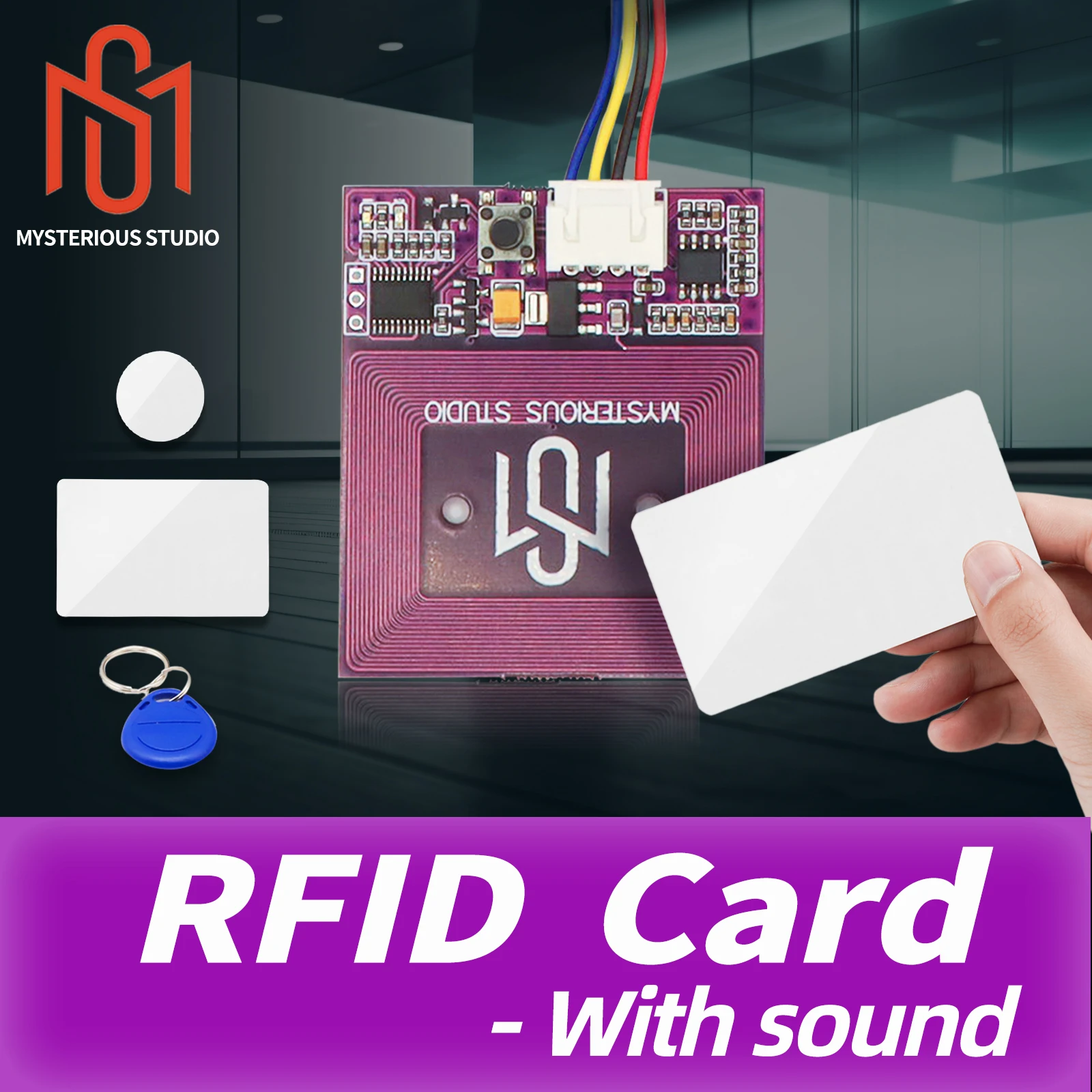 Escape Room Props RFID Reader ID Card Put RFID Card to Correct Sensor to Unlock Game Puzzle