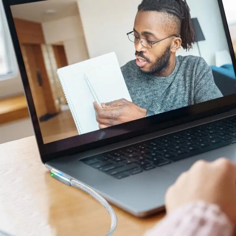 PD 100W USB C To USB Type C Cable For Laptops Tablets & Smartphones Quick Charge Fast Charging 100W PD USB C To Magnetic