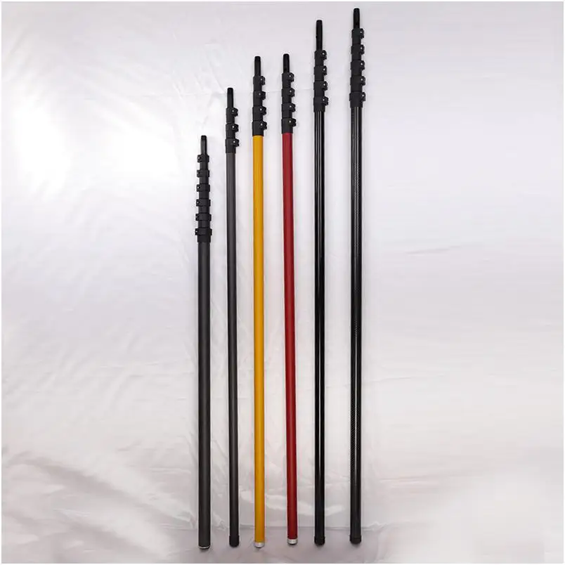 

12m carbon fiber telescopic pole promotion list extension poles us thread extending pole