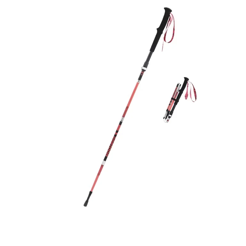 Outdoor hiking poles, canes, carbon fiber folding professionalhikingmountain climbingequipment, crutchesmen's and women's models