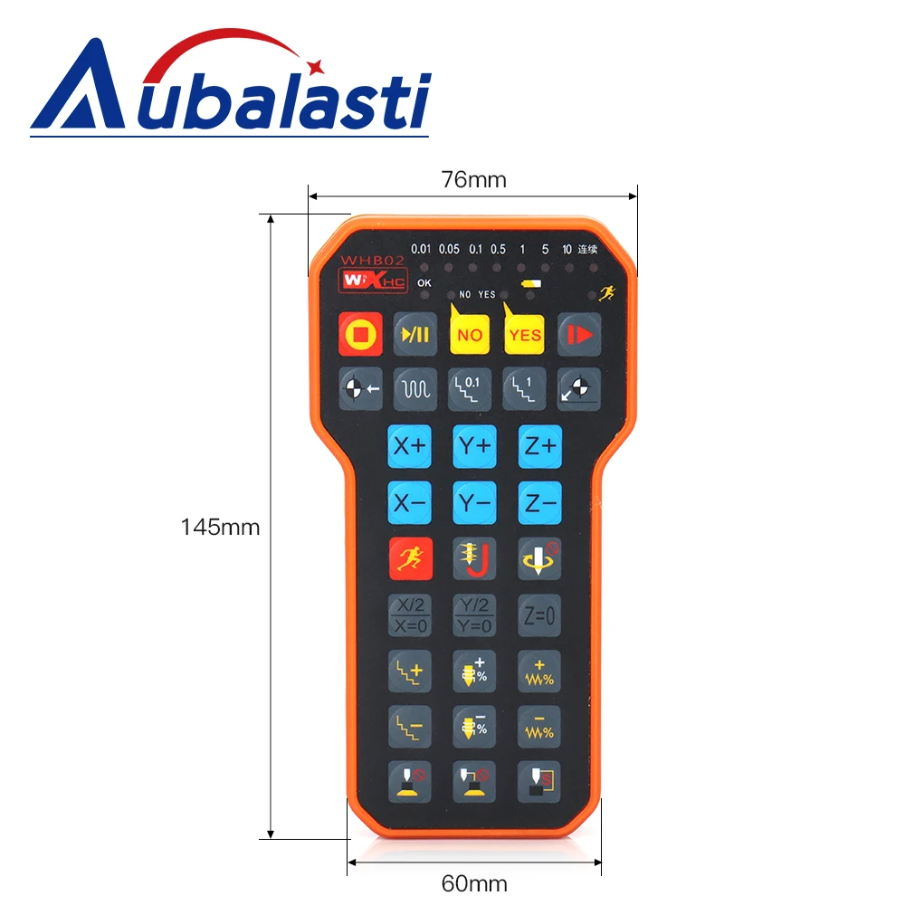 BODING Nc Studio USB Wireless Remote Handle Weihong DSP Control Handle For CNC Engraving Milling Cutting Machine XHC WHB02