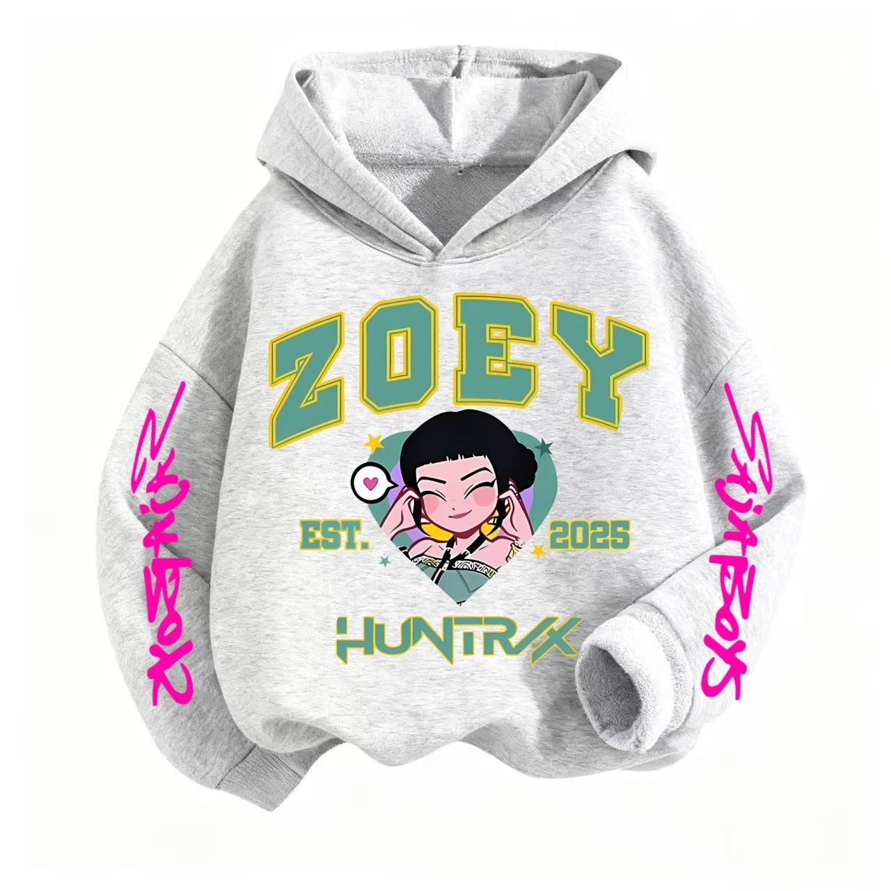 كرنفال مريح! K-POP: سترة بقلنسوة للهالوين من Demon Hunters: تصميم كرتوني لطيف، سويت شيرت للأطفال لجميع الجنس يأخذ العالم بواسطة Storm