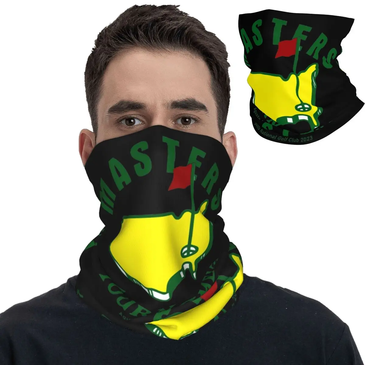 

Masters Tournament Sport Bandana Neck Gaiter Printed Mask Scarf Multifunctional Headwear Outdoor Sports Unisex Adult All Season