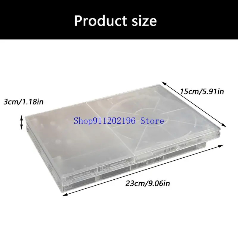 P82A Full Housing Shell für Game Console Transparent Case Ersatzabdeckung