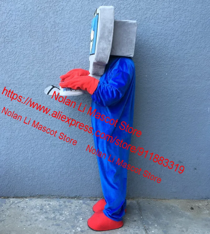 Heißer Verkauf hochwertige Eva Material Computer Maskottchen Kostüm Cartoon Set Halloween Geburtstag Cosplay Erwachsenen Größe