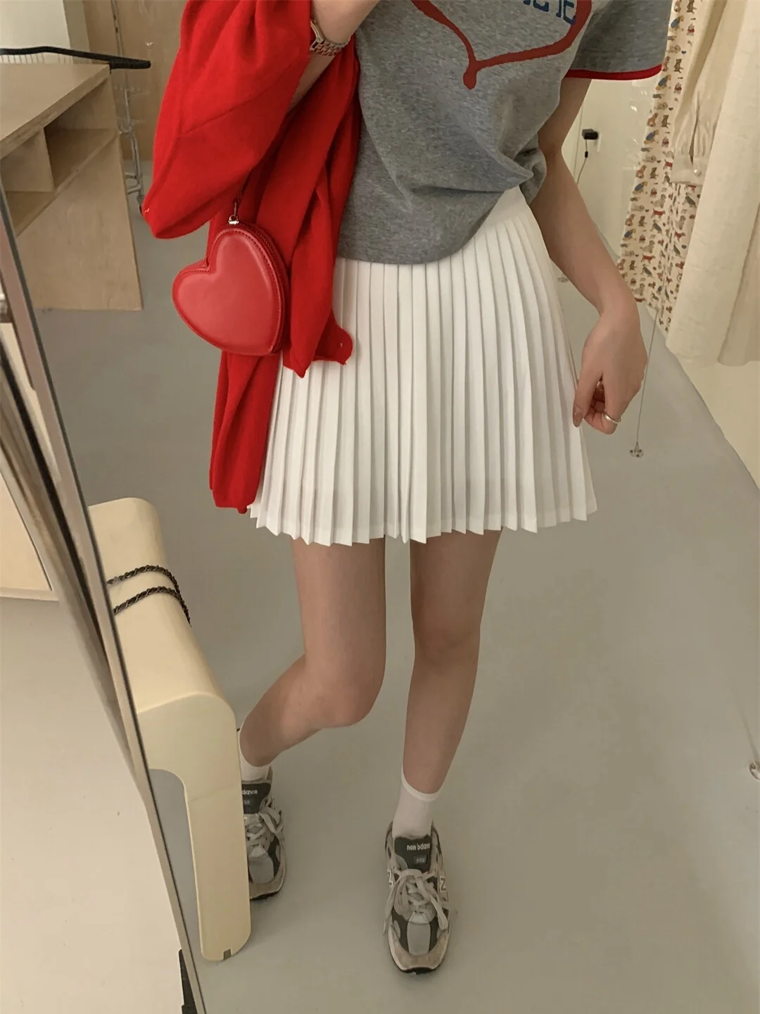 

Hellokay Korean Sle High Waist Pleated Skirt Women's Skirt Slimming A-Line ort Skirt Summer Faion College Sle