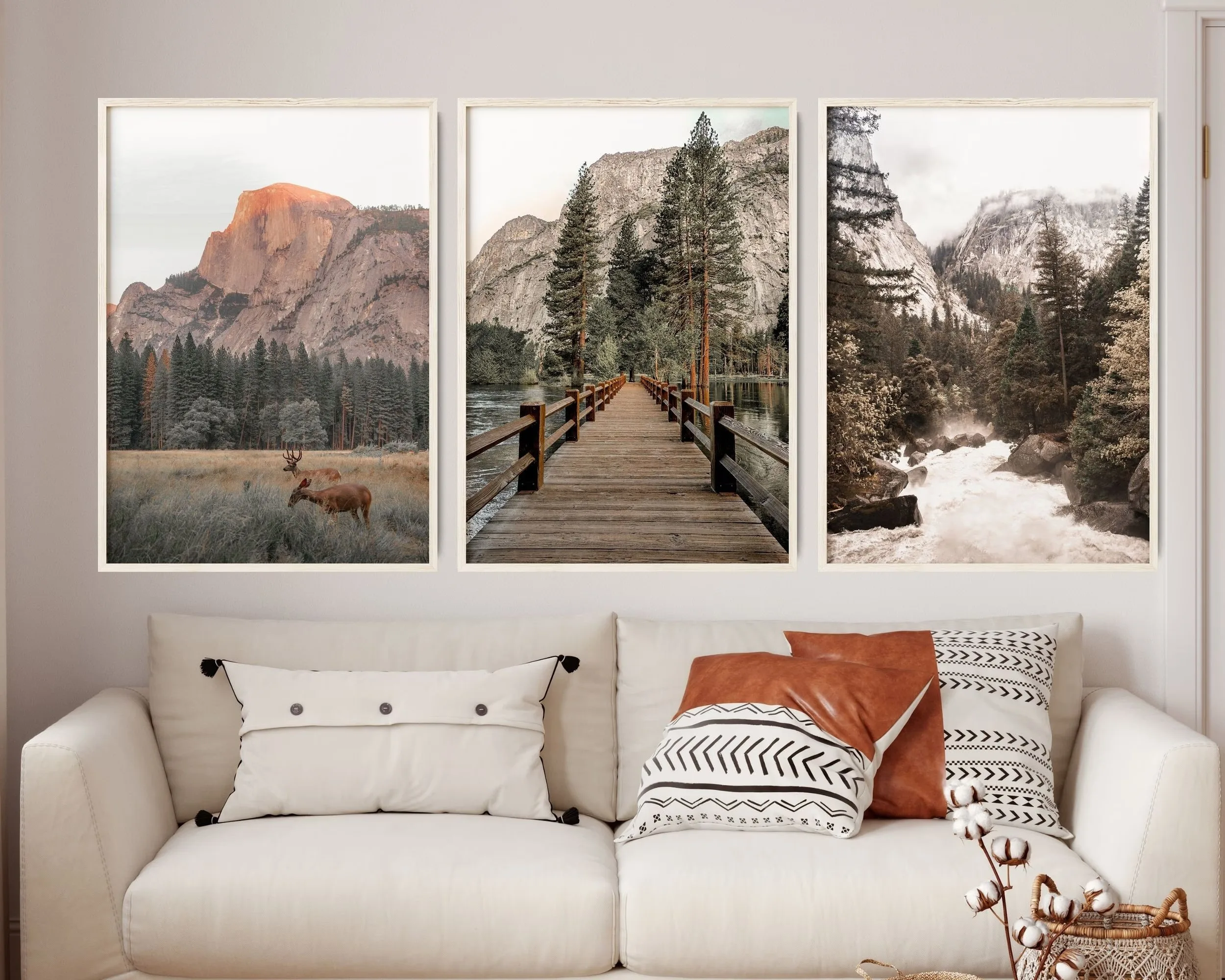 Photography Yosemite - Yosemite Wall Art Set of 3,