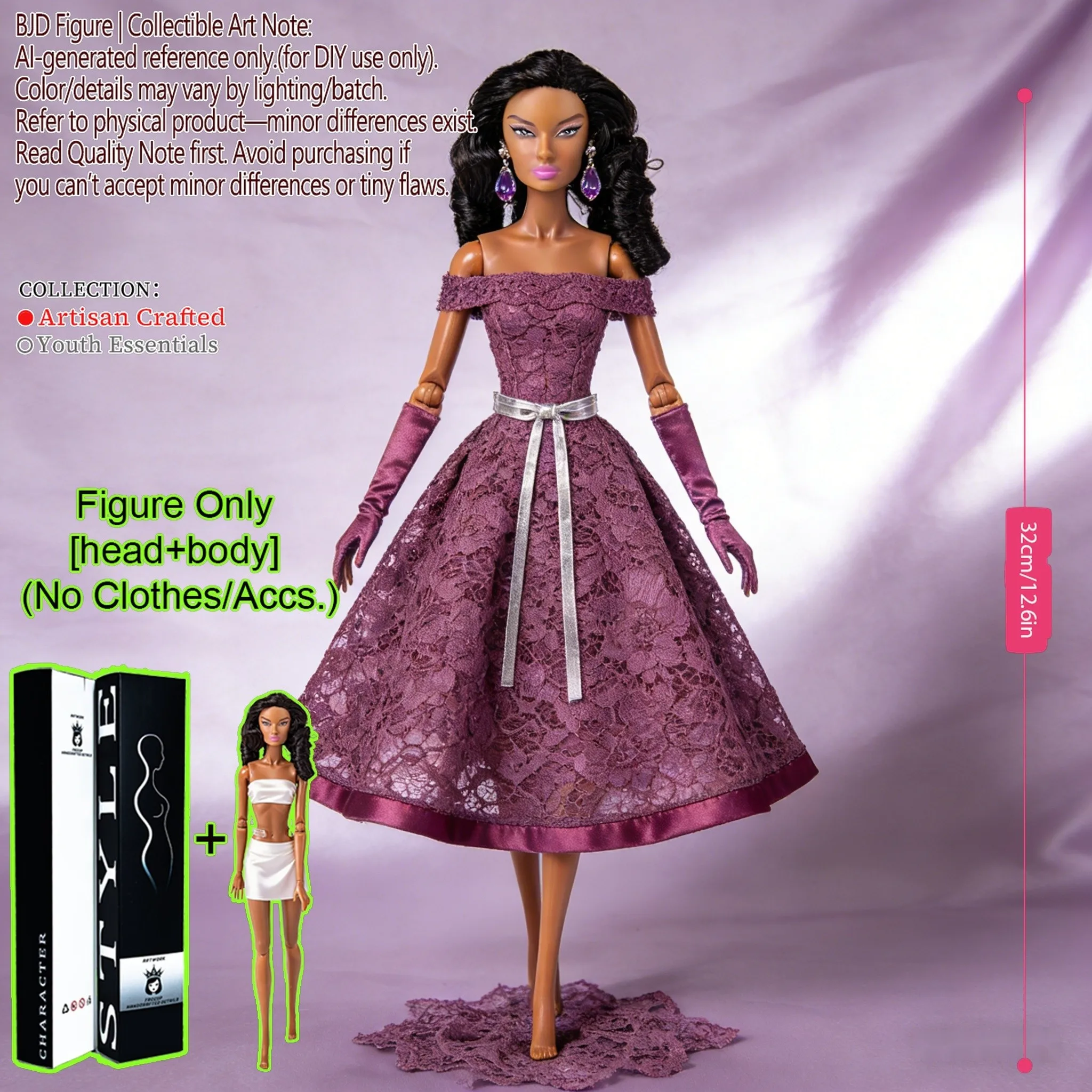 

Articulated BJD Doll 1/6 Supermodel Multi Pose Action Figure Collectible Toy For Doll Lovers