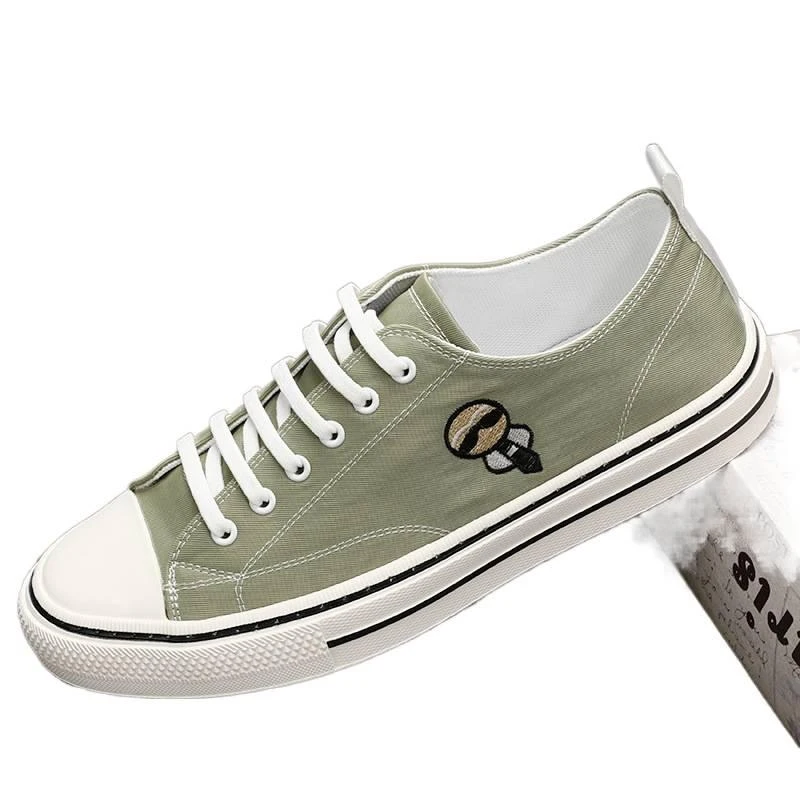 

New Men's Shoes 9253 Breathable Slip-On Canvas Shoes Low-Top Men's Casual Shoes Without Laces