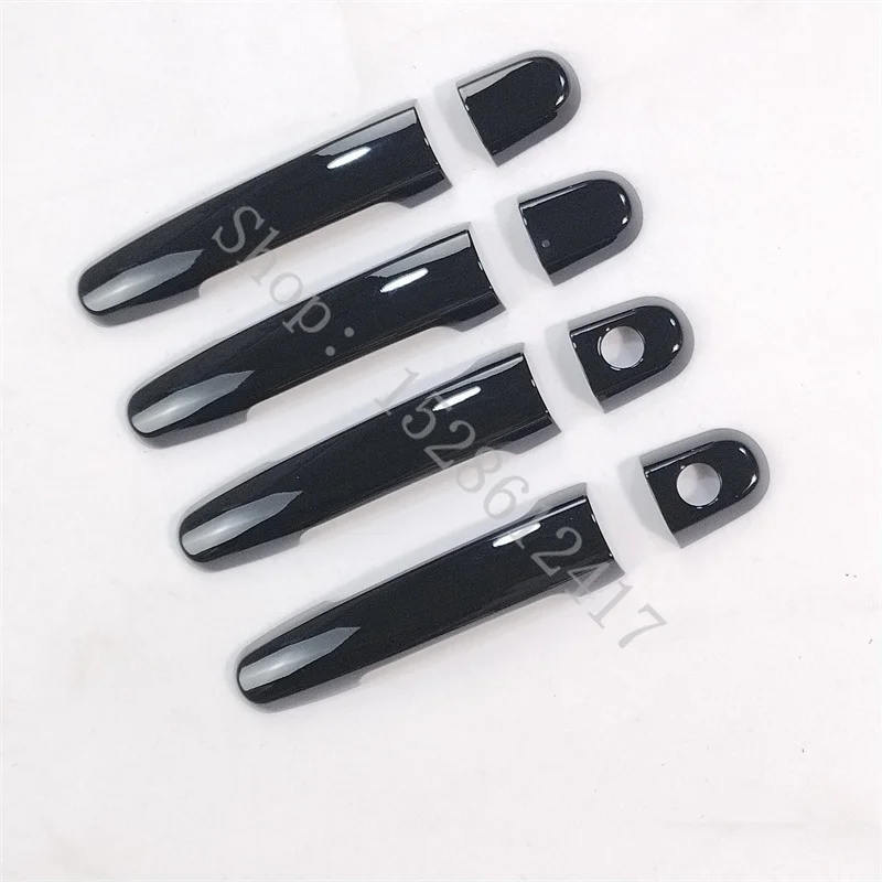 For Toyota Corolla 2004 2005 2006 2007~2012 Glossy Black ABS Door Handle Cover car door handle protector trim car Accessories