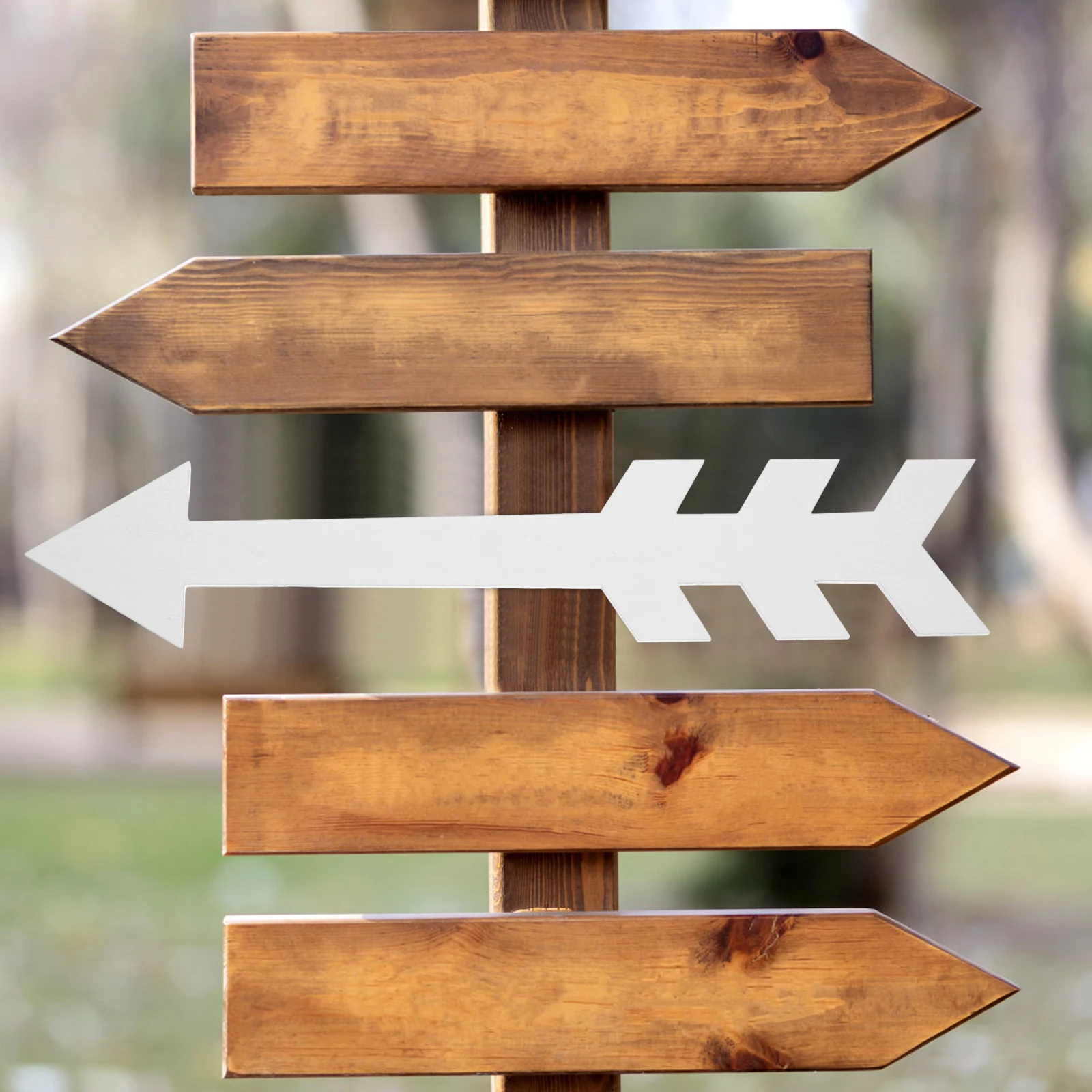 

Wooden Arrow Sign Rustic Hanging Wall Decor Creative Home Wall Art Decorative Arrow for Living Room Wedding Entryway