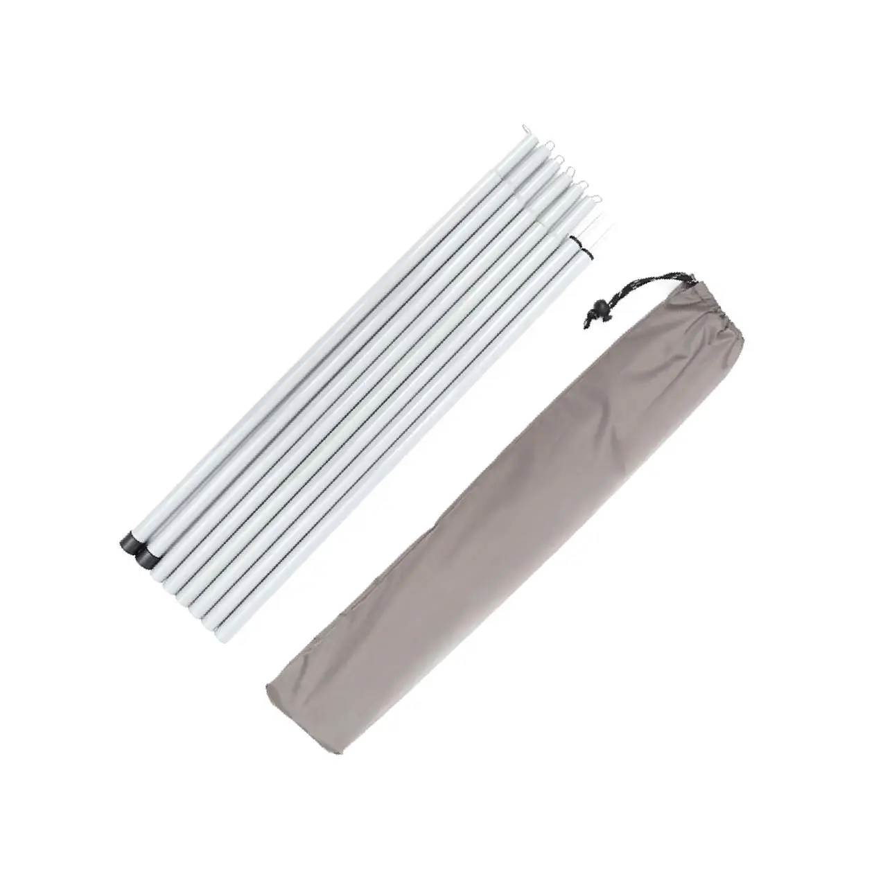 

Adjustable Tarp Awning Support 8x Support For Camping Multi Support Portable Tarp Free For Outdoor Awning Grey