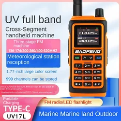 BAOFENG UV-17L Walperforated-Talkies All Band 5W Radio Commutor UV17 Version de pompage Radios portables am fm One-click Copy Dead