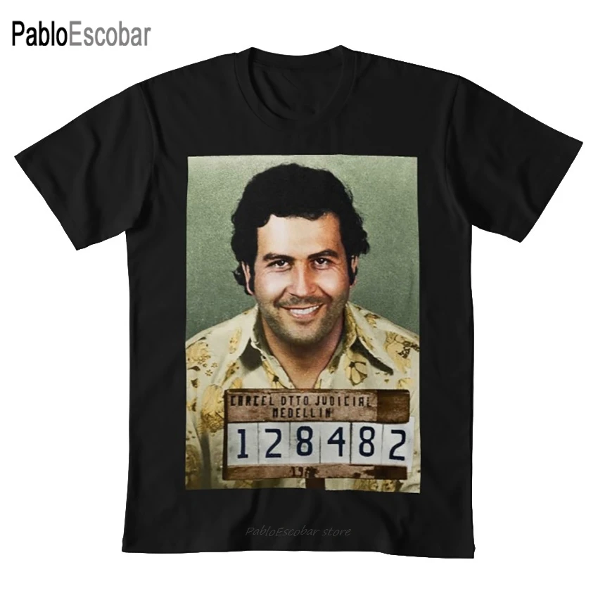 PABLO ESCOBAR T shirt guns bang men women boy happy drugs christmas stily moda