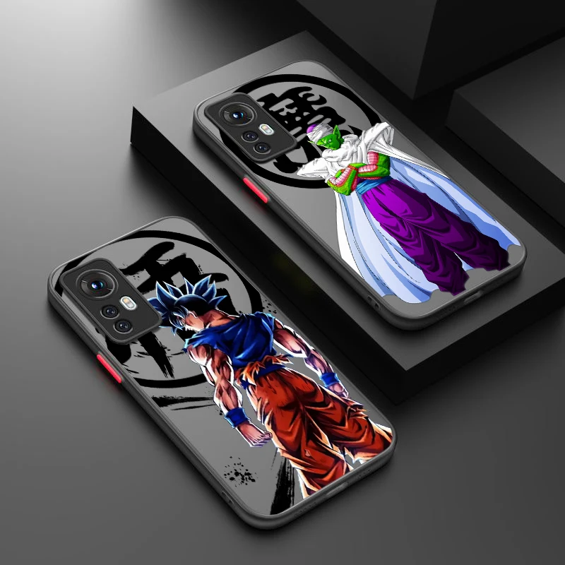 Dragons-Balls Son-Gokus For Xiaomi Mi 13 12T 12S 12X 11T 11X 11i 10i 10T 10 Pro Lite Ultra Frosted Translucent Phone Case