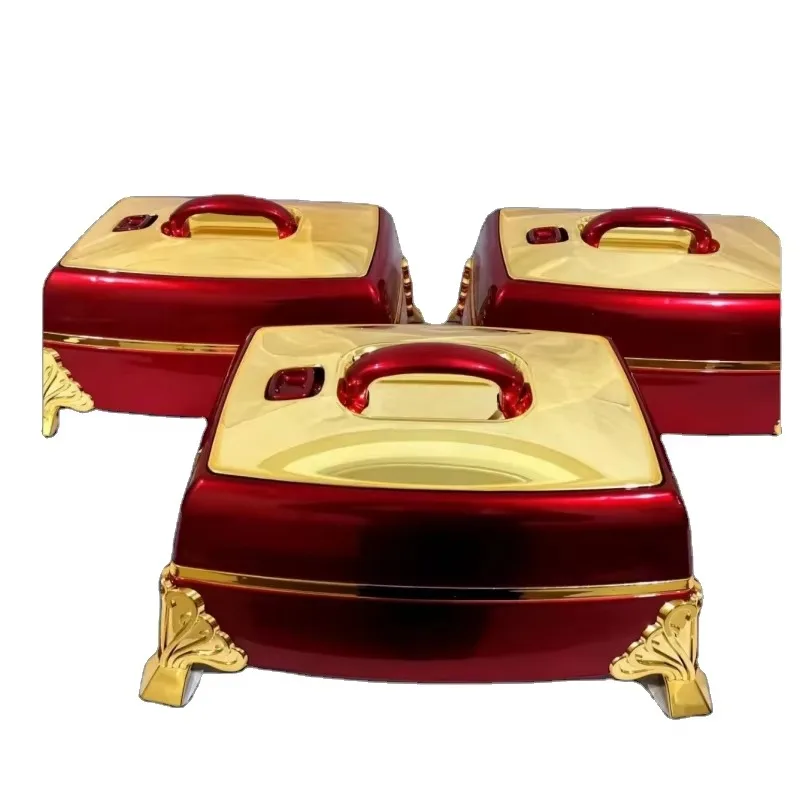 4.5L + 5.5L + 6.5L Large Capacity Insulated Container Keep Food Hot Mix Color Food Storage & Bar Hotel Container