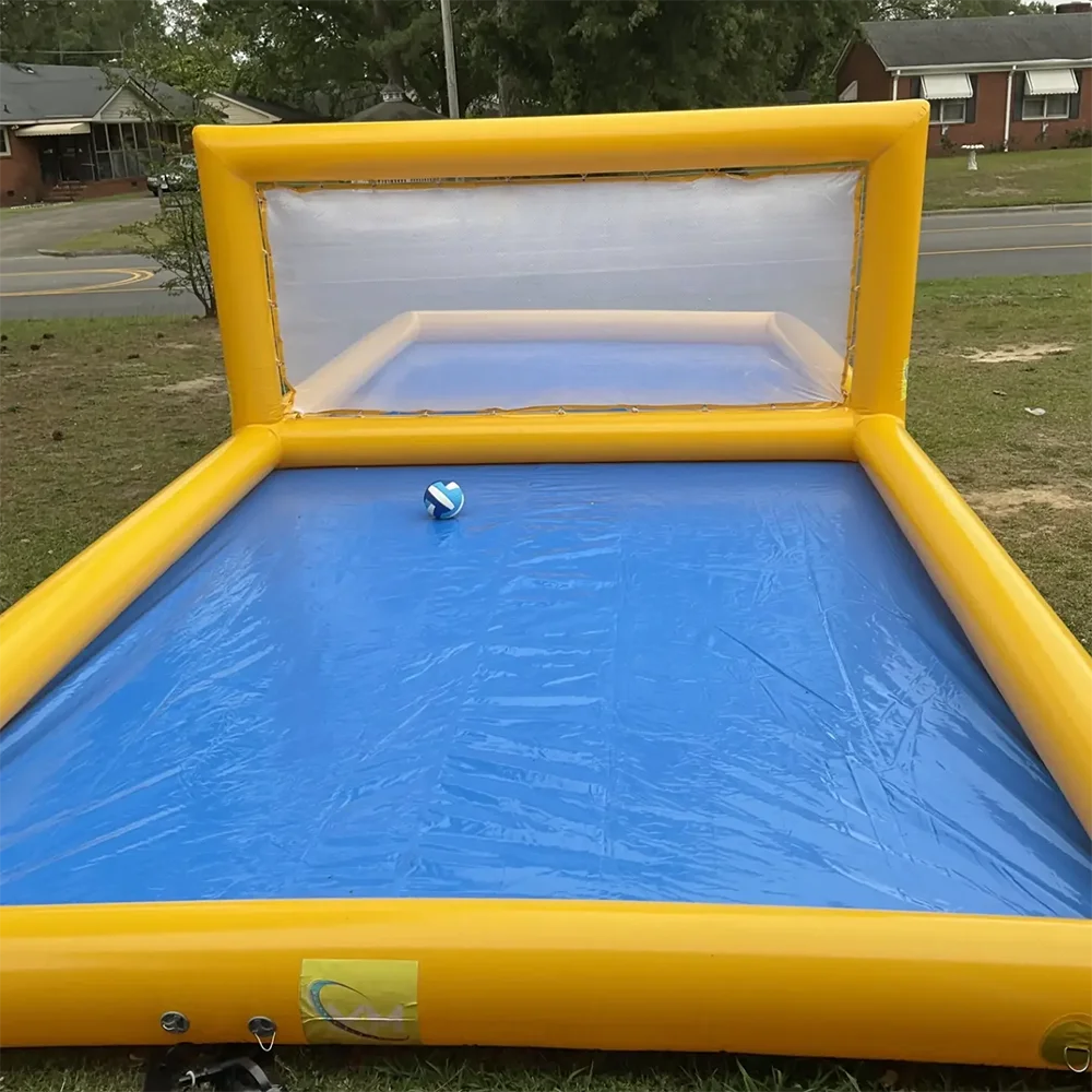 2026Giant Portable PVC Inflatable Tennis Court and Water Volleyball Field 5m Model for Outdoor Sports Events and Partieswoniu