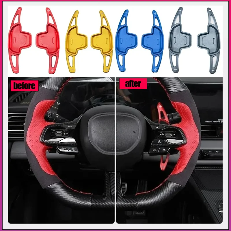 

For GAC Empow 2021 2022 2023 2024 2025 Car Steering Wheel Shifter Paddle Styling Interior Decoration Accessories Zinc Alloy