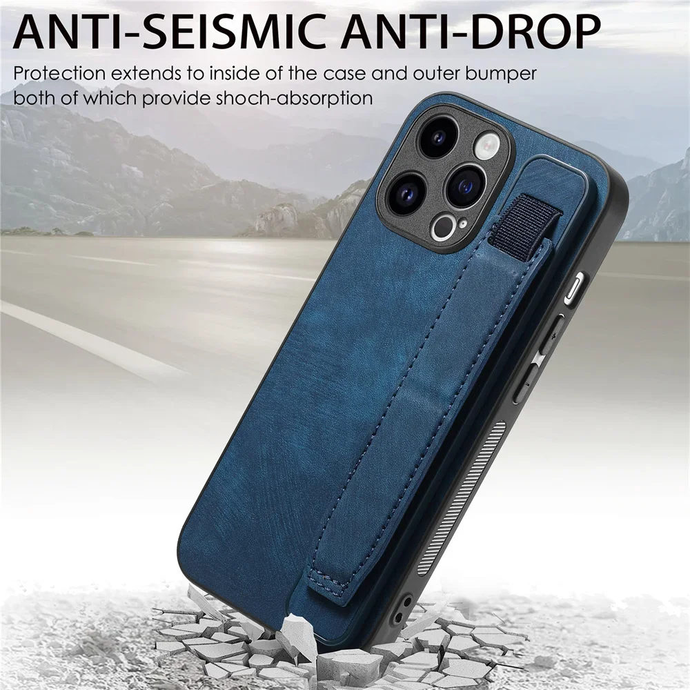 Coque antichoc avec dragonne pour Huawei Honor 200, étui avec support, rétro, pour modèles 90 Lite, X9B, X9A, X8B, X7B, X8A, X7A, Xsnap100 5G