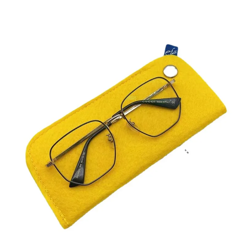 Soft Felt Sunglasses Case para homens e mulheres, Eyeglasses Box, Eyewear Accessories, Reading Glasses Storage, Colorful Box, New