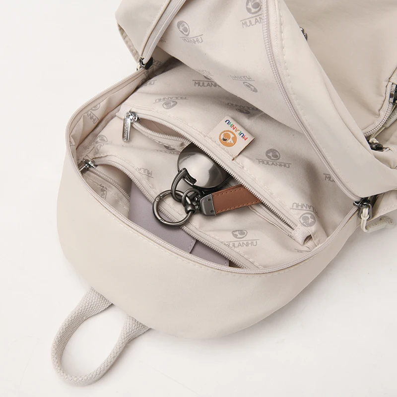 حقيبة ظهر نسائية كاجوال للكمبيوتر المحمول للفتيات حقيبة سفر من النايلون حقيبة ظهر نسائية حقائب نهارية حقيبة ظهر عالية الجودة للمراهقات 8 ألوان