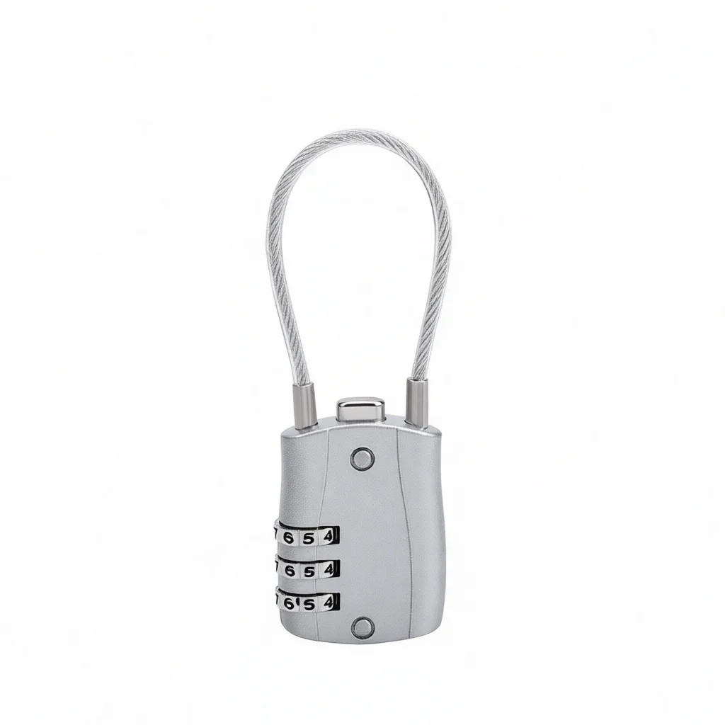 Mini Wire Combination Padlock Portable Steel Lock For Gym Locker Backpack Travel Case Drawer Security Protection
