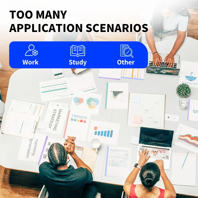 أغطية تقرير القضبان المنزلقة ذات المقبض الثلاثي - تشكيلة من 5 ألوان - 10 قطع، مجلدات مستندات شفافة مقاس A4 والرسائل، سعة 70 ورقة