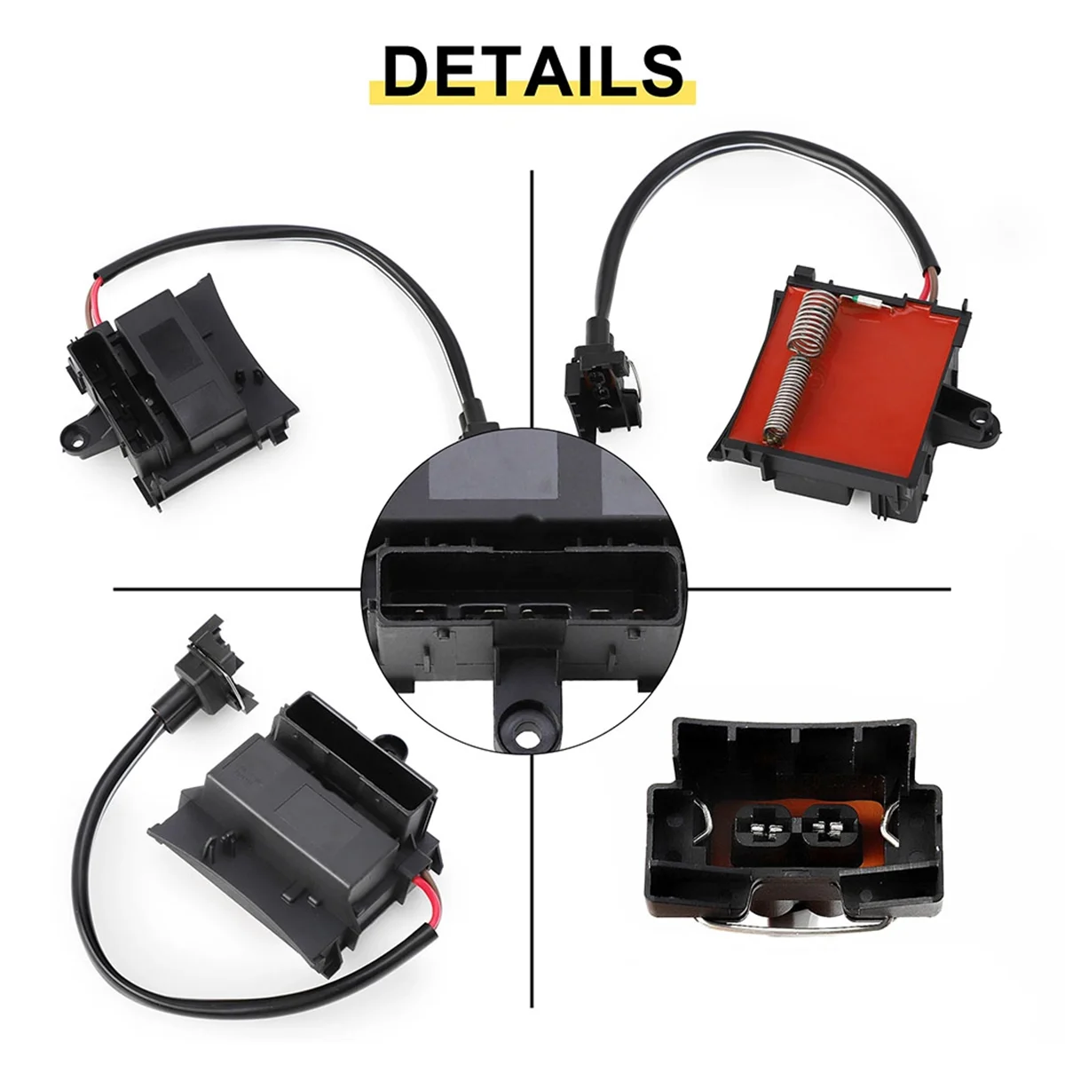 Cooling Radiator Single Fan Relay Module Heater Resistor for Opel Vectra C 2002-2008 1379151 09202805 871470D