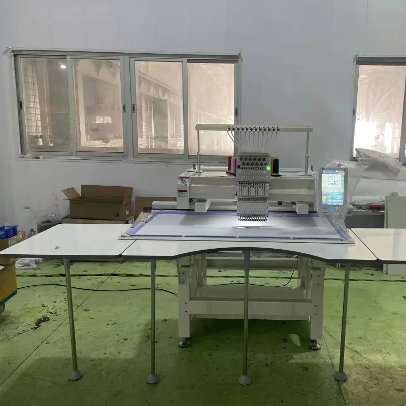 Customized 1200*600 Mm Working Size Barudan Computerized Single Head Embroidery Machine For Monogram Abaya Clothes