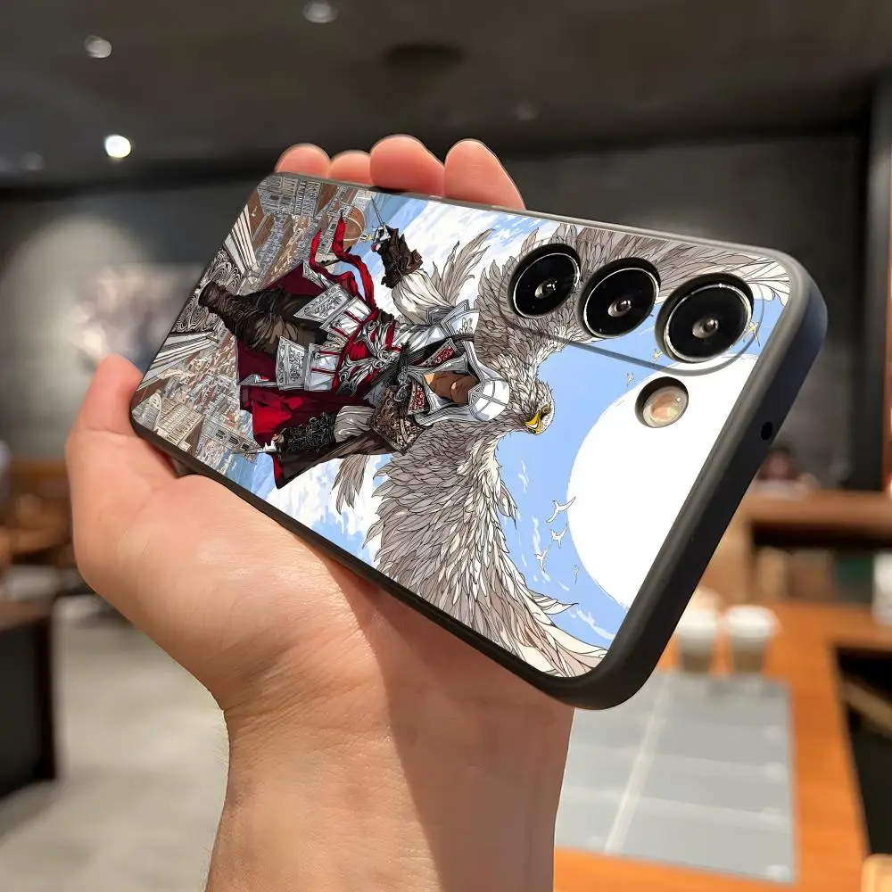 قاتل S العقيدة قضية الهاتف لسامسونج A56 A36 A26 A16 A15 A25 A35 A55 A14 A34 A24 A54 أسود لينة قذيفة #3