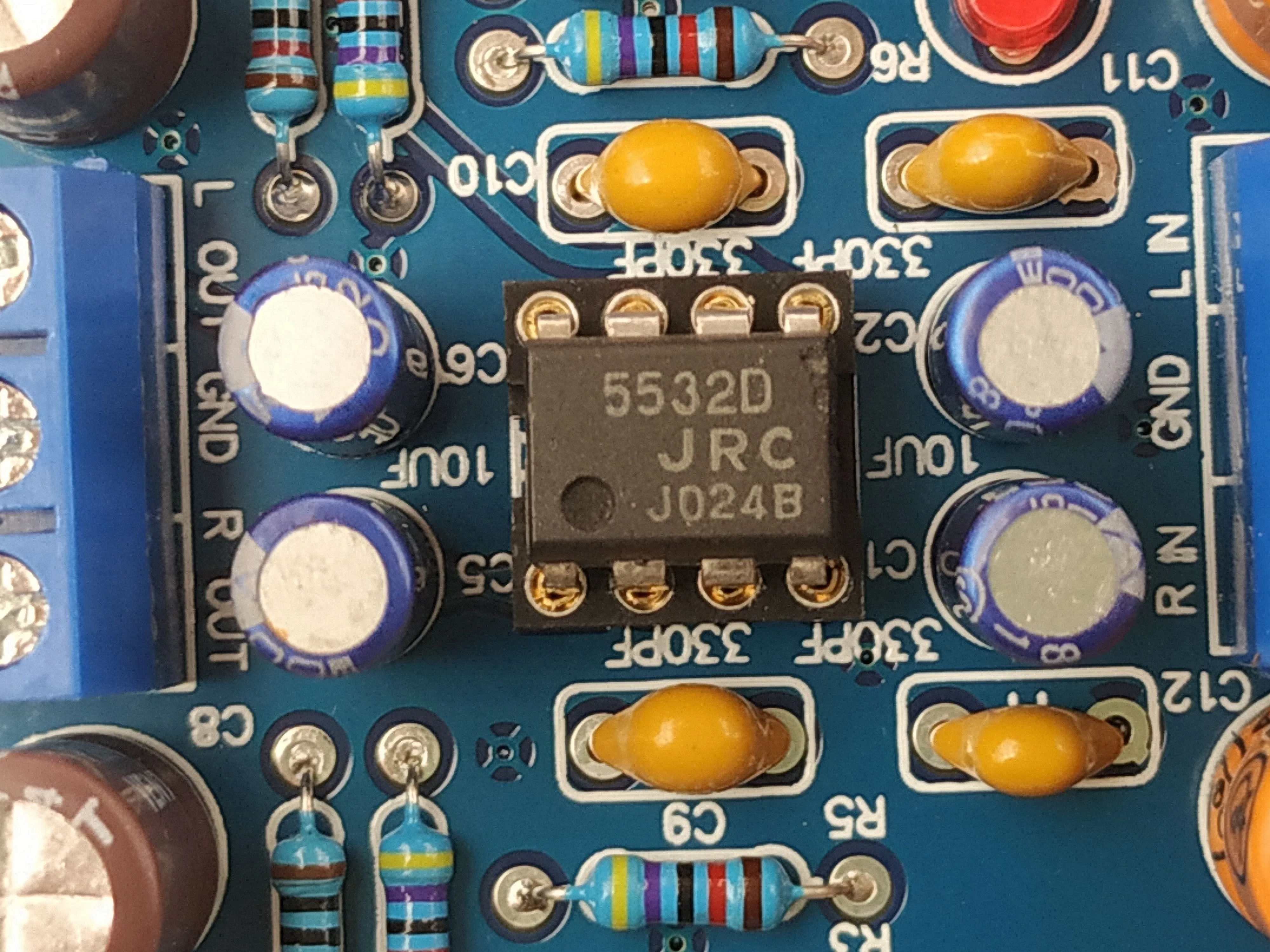 Lớn S 5532 Sốt Âm Thanh Preamp Trước Hội Đồng Đơn Nguồn Điện Cung Cấp Tiền Khuếch Đại Thành Ban