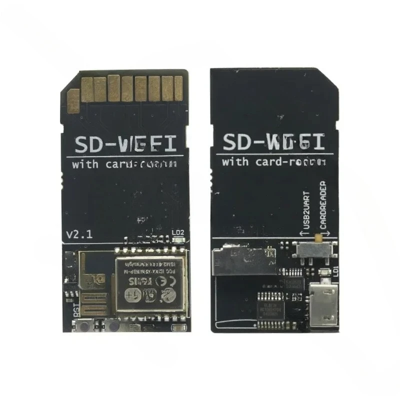for SD-WIFI Pro with Card-Reader Module Run ESP webDev Onboard USB to Serial Chip Wireless Transmission For S6 F6 Turbo NEW