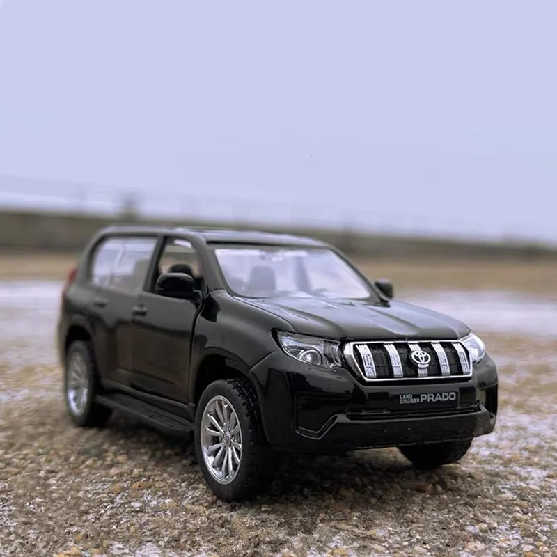 

1:42 TOYOTA Prado SUV Alloy Car Model Diecast Metal Off-road Vehicles Car Model Simulation Collection Miniature Scale Kids Gifts
