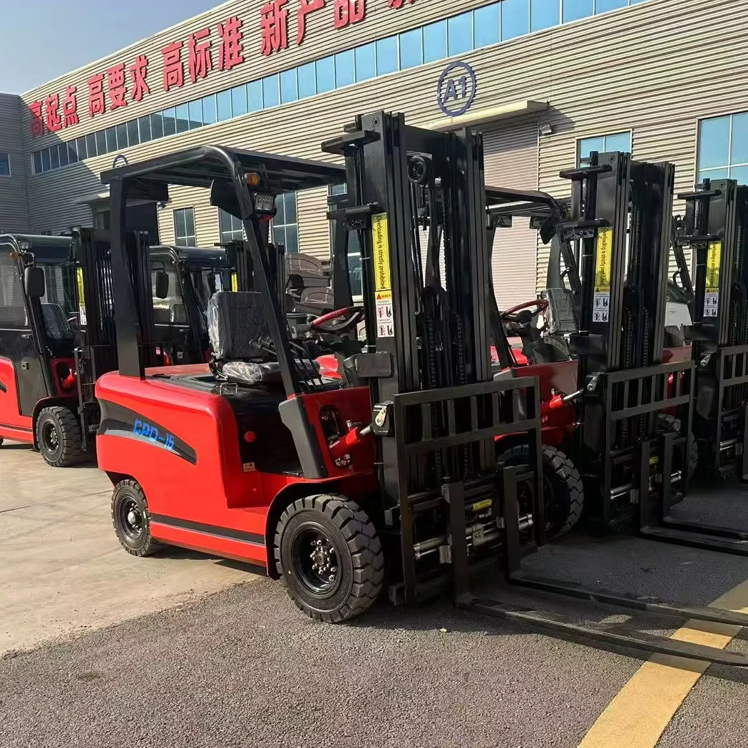 1.5-ton Electric Forklifts Manufactured in China, Guaranteed by International Certification, and Available at a Reduced Price.