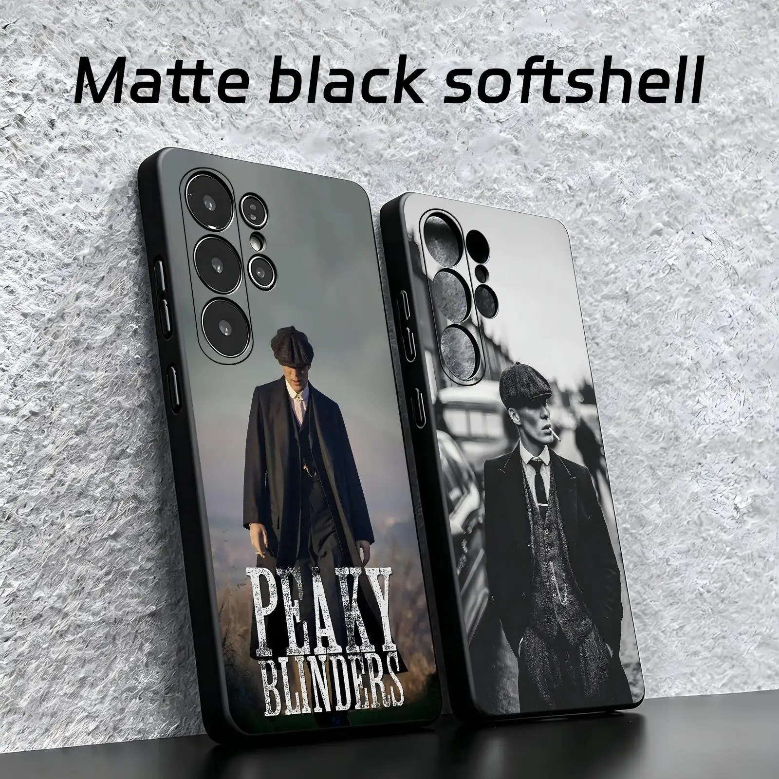 Thomas Shelby Peaky Blinders Phone Case For Samsung S26 S25 S24 S23 S22 S21 S20 Ultra Note20 Soft black Shockproof Cover