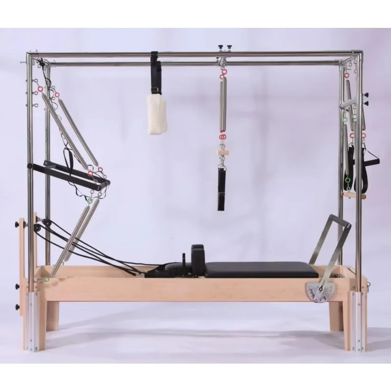 

YTYIN Wooden Pilates Reformer Three-in-One Bed Customized Pilates Reformer